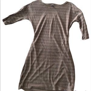 Mini sweater dress with details